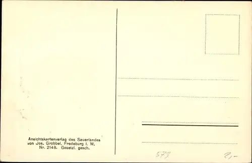 Ak Bilstein Lennestadt im Sauerland, Schloss