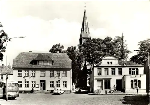 Foto Ak Warin in Mecklenburg, Rathaus