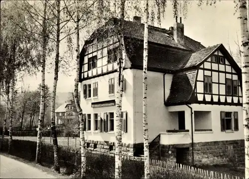 Ak Breitenbach Wetterzeube Burgenlandkreis, FDGB Genesungsheim Otto Diehr