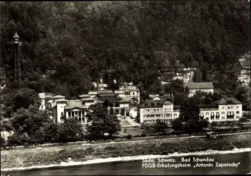 Ak Bad Schandau Sächsische Schweiz,