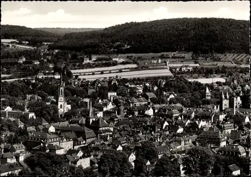 Ak Bad Kissingen Unterfranken Bayern, Totalansicht der Ortschaft