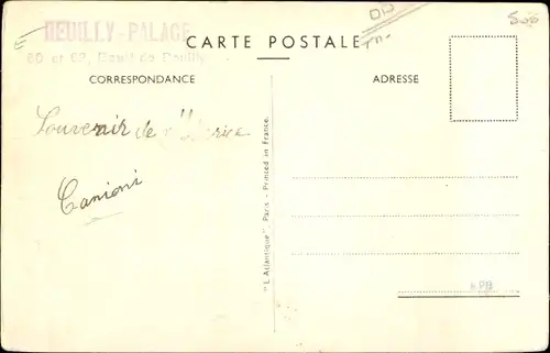 Ak Dampfer, Dampfschiff Normandie, French Line, CGT