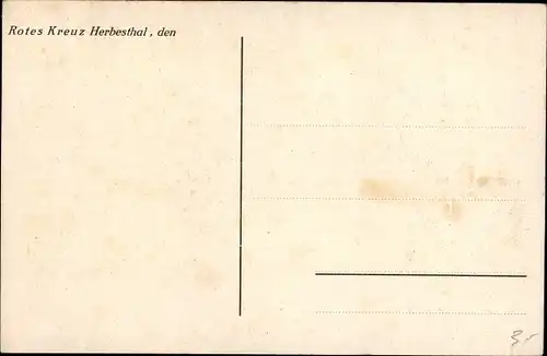 Ak Herbesthal Lontzen Wallonien Lüttich, Rotes Kreuz, Erfrischungsstelle für Soldaten