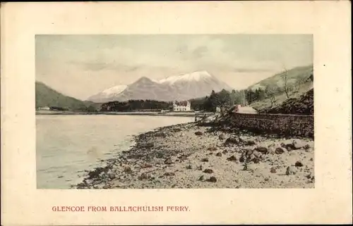 Ak Glencoe Schottland, From Ballachulish Ferry