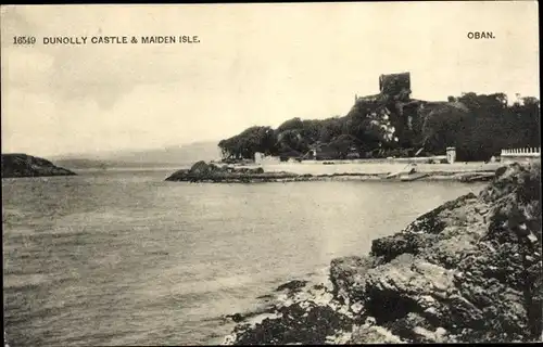 Ak Oban Schottland, Dunolly Castle, Maiden Isle