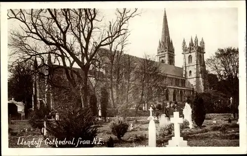 Ak Llandaff Cardiff Wales, Cathedral from NE