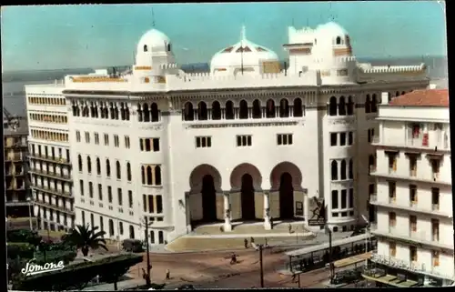 Ak Algier Alger Algerien, El Djezair, l'Hotel des Postes