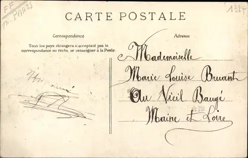 Ak Paris, La Manifestation du 1er Mai 1906, Les Troupes au repos