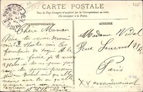 Ak Types d'Auvergne, la Bourree, Tänzer in Trachten