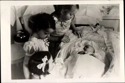 Ak Soestdijk Utrecht, Prinzessinnen der Niederlande, Beatrix, Irene, Margriet, Christina 1947