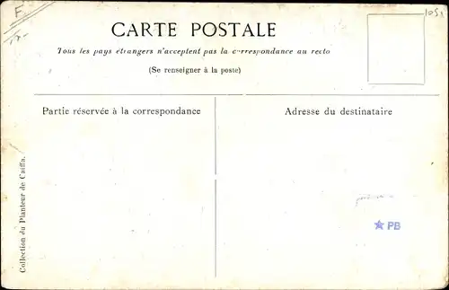 Ak Paris, Au Planteur de Caiffa, une des salles de Torrefaction, Kaffeerösterei