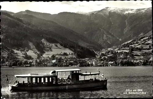 Ak Zell am See in Salzburg, Boot, Schmittenhöhe