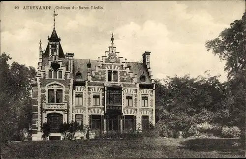 Ak Oudenaarde Audenarde Ostflandern, Chateau du Baron Liedts