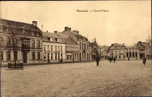 Ak Bon Secours Bonsecours Péruwelz Hennegau, Grande Place