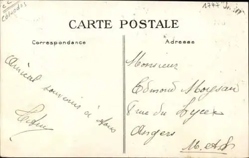 Ak Deauville La Plage Fleurie Calvados, Tennis devant le Normandy, Auto