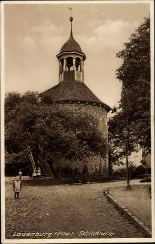 Ak Lauenburg an der Elbe, Schlossturm