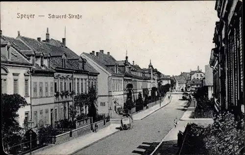 Ak Speyer am Rhein, Schwerd Straße