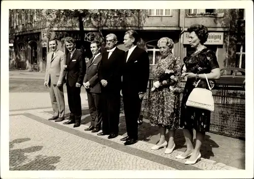 Foto Ak Berlin Schöneberg Friedenau, Fritz Eberhard Kirsch, Gruppenfoto