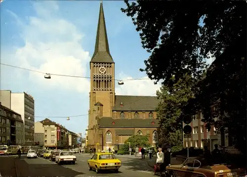Ak Rheydt Mönchengladbach am Niederrhein, Zentrum und Marienkirche