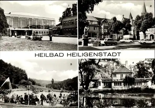 Ak Heilbad Heiligenstadt Eichsfeld Thüringen, Marktplatz, Kneippbad, Kreiskulturhaus