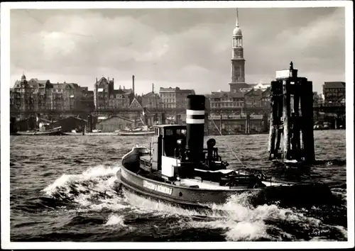 Ak Hamburg, Stadtansicht, Hafen