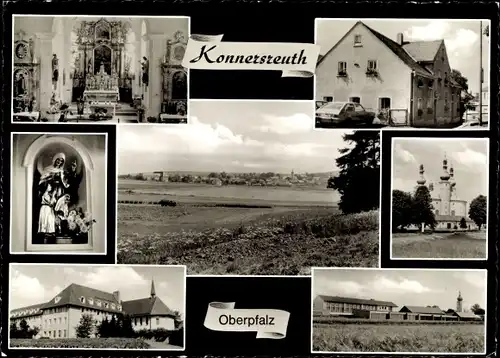 Ak Konnersreuth in der Oberpfalz, Stadtansichten, Kirche, Innenansicht