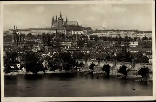 Ak Praha Prag Tschechien, Hradčany Hradschin, Kleinseite