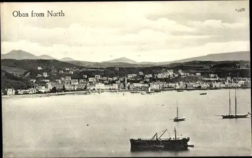 Ak Oban Schottland, View from North