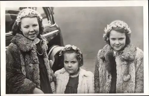 Ak Soestdijk Utrecht Niederlande, Prinzessinnen der Niederlande, Beatrix, Irene, Margriet