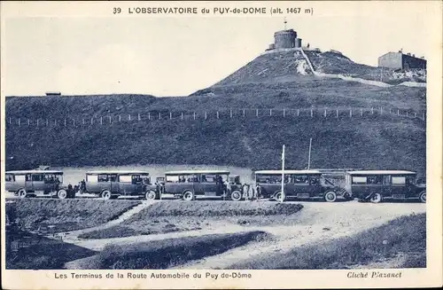 Ak Puy de Dome, L'Observatoire, les Terminus de la Route Automobile