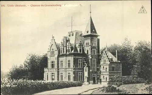 Ak Uccle Ukkel Brüssel, Chateau du Groeselenberg