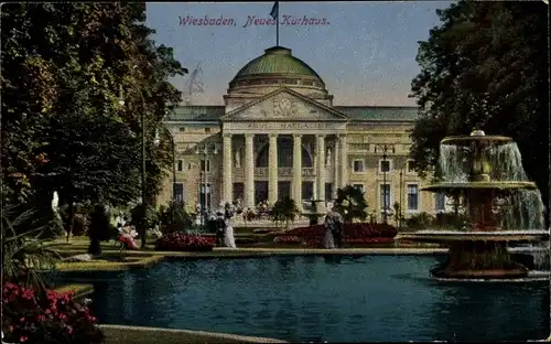 Ak Wiesbaden in Hessen, Neues Kurhaus