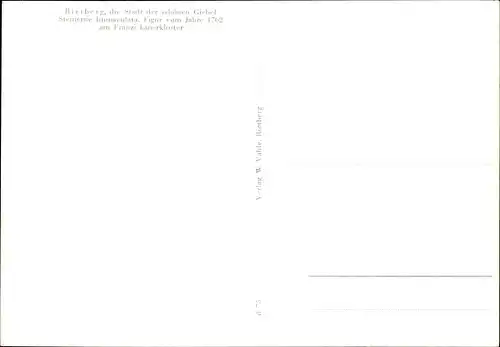 Ak Rietberg in Westfalen, Steinerne Immaculata