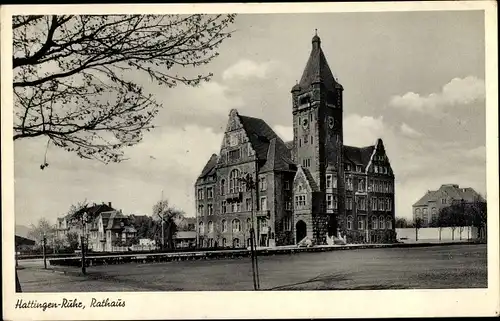 Ak Hattingen an der Ruhr, Rathaus