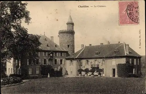 Ak Chatillon Meurthe et Moselle, Le Chateau