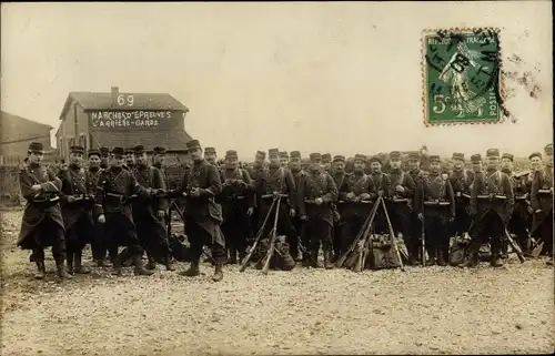 Foto Ak Meurthe et Moselle, Französische Soldaten in Uniformen