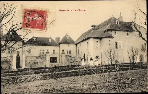 Ak Bainville Meurthe et Moselle, Le Chateau