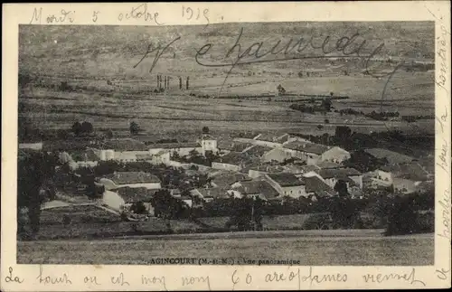 Ak Agincourt Meurthe et Moselle, Vue panoramique