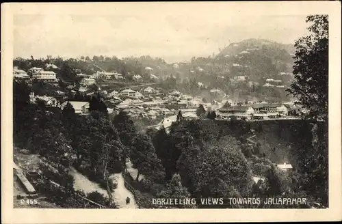 Ak Indien, Darjeeling views towards Jallapahar