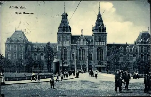 Ak Amsterdam Nordholland Niederlande, Rijks Museum