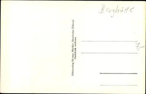 Ak Tux in Tirol, Tuxerjoch Haus im Zillertal