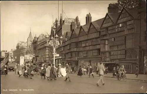 Ak Holborn Camden London England, Old Houses