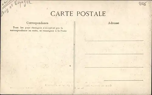 Ak Paris, König Alfons XIII. von Spanien, Präsident Emile Loubet