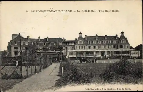 Ak Le Touquet Paris Plage Pas de Calais, Le Golf Hotel, Tennis