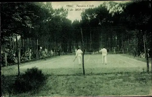 Ak Saint Jean de Monts Vendée, Tennis Club