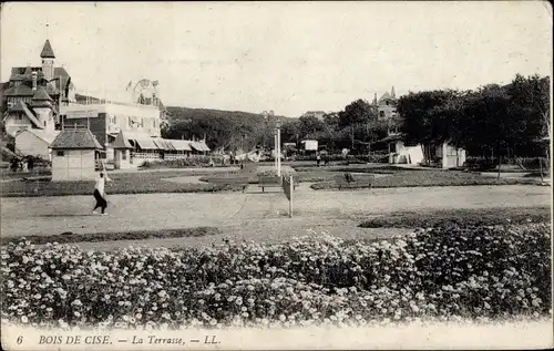 Ak Bois de Cise Ault Somme, La Terrasse, Tennis