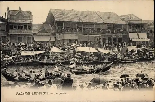 Ak Palavas les Flots Herault, Les Joutes