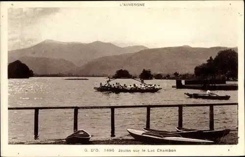Ak Puy de Dôme, Joutes sur le Lac Chambon