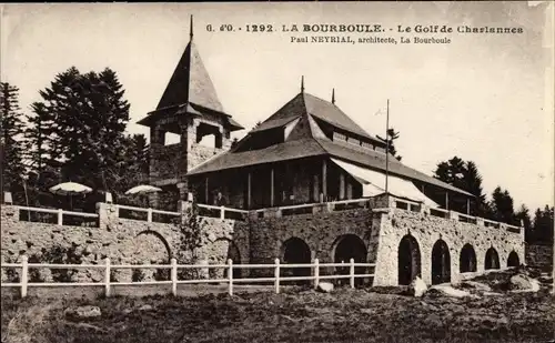 Ak La Bourboule Puy-de-Dôme, Le Golf Charlannes