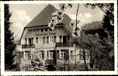 Ak Haslach im Kinzigtal Schwarzwald, Parkhotel Engel